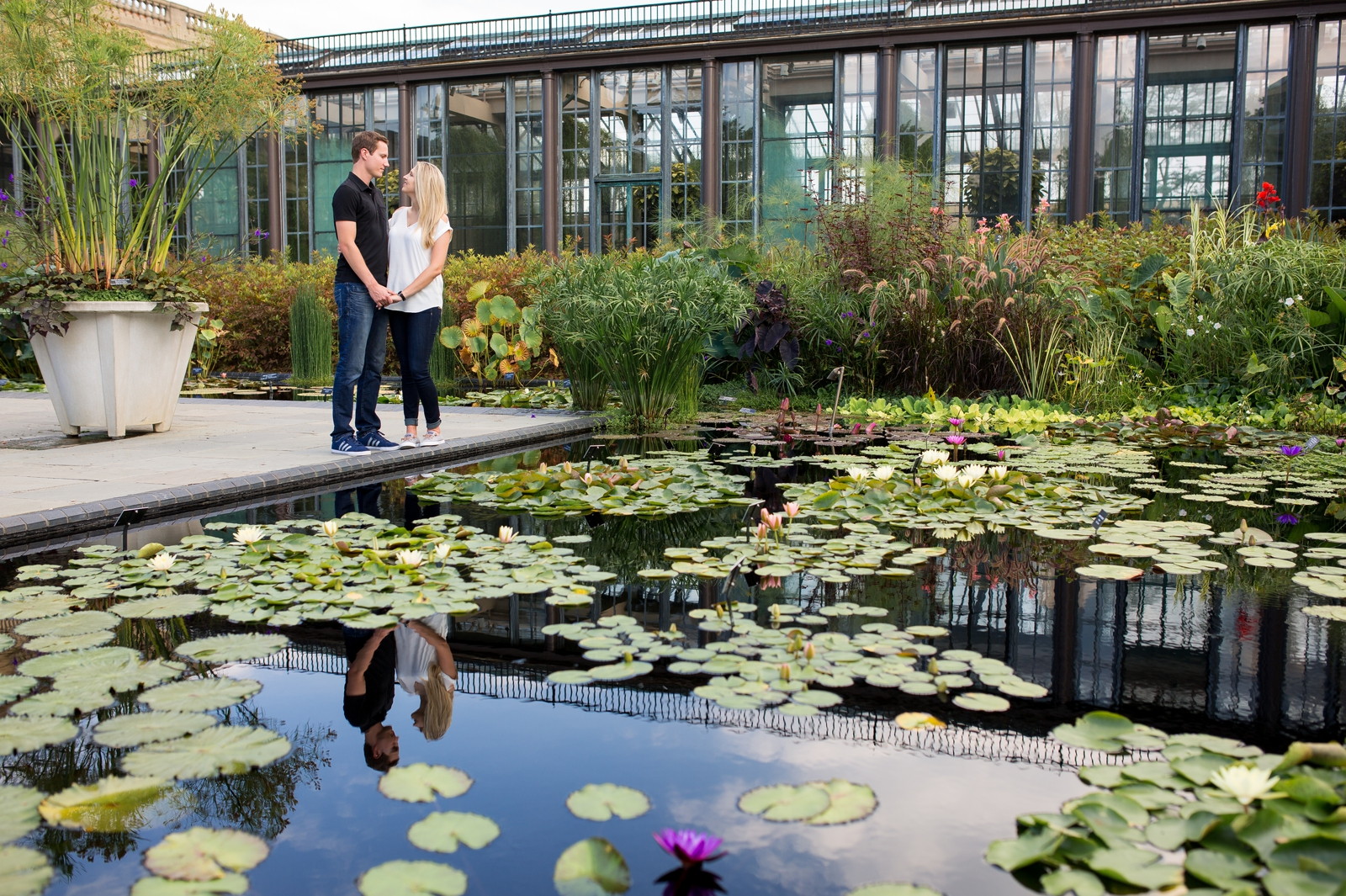 Longwood Gardens Kennett Square Engagement Photography
